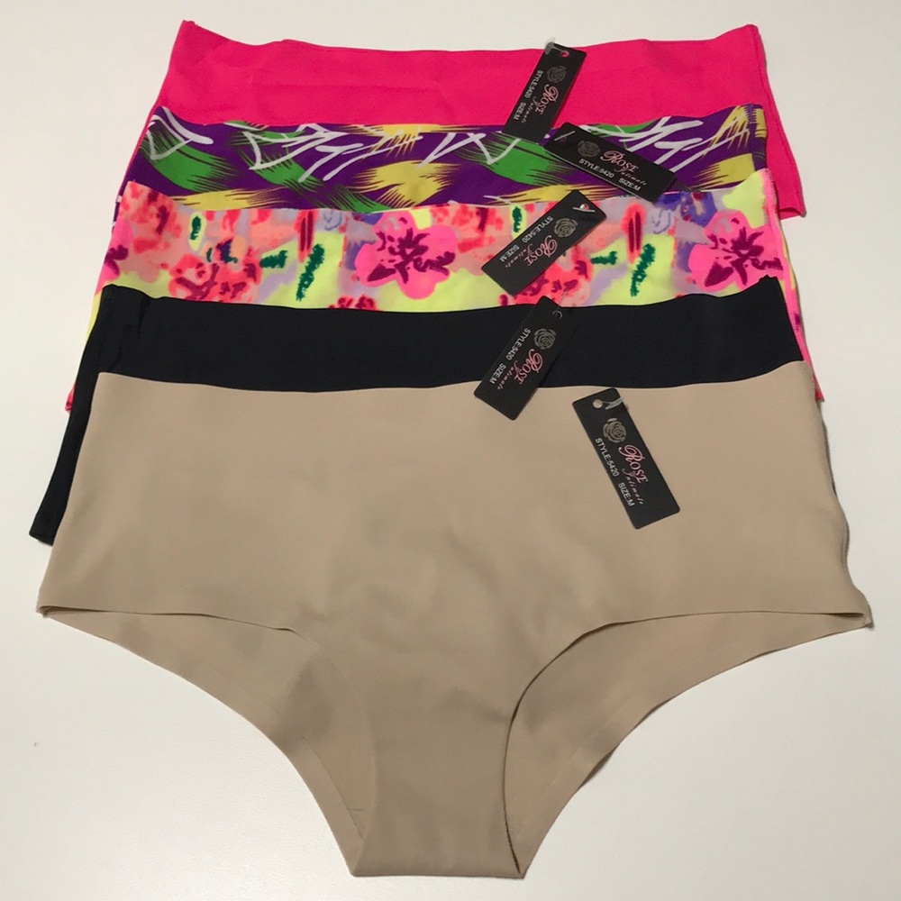 5pc seamless size M Panties #P7-24